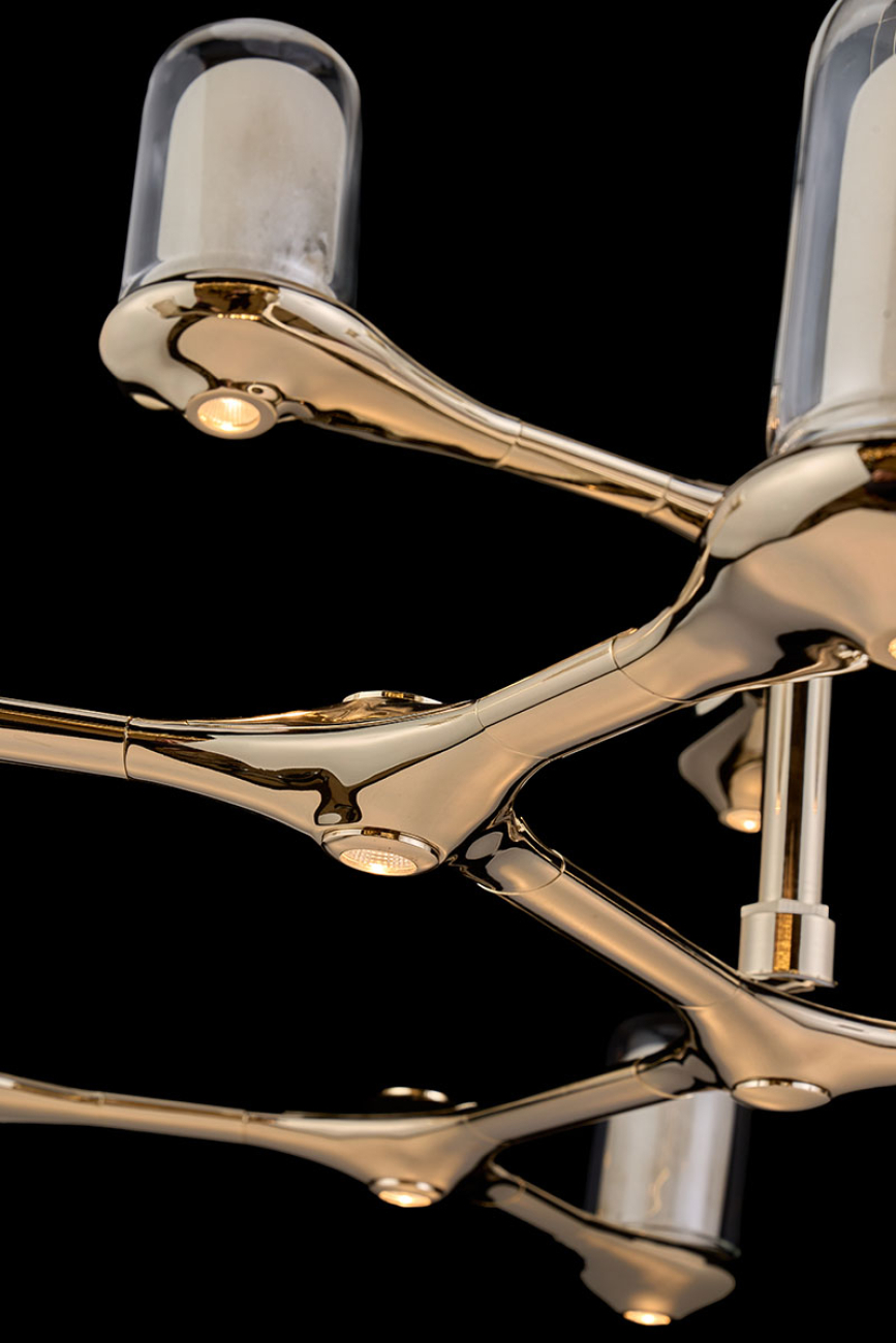 Подвесная люстра barbara le7908/6+3 gold