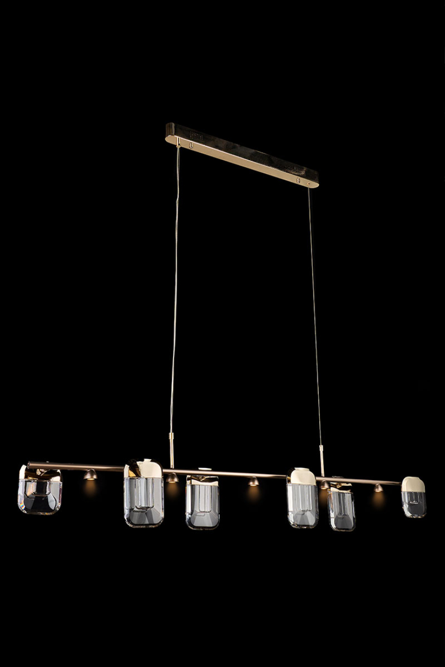 Подвесная люстра natali le7771/6l gold