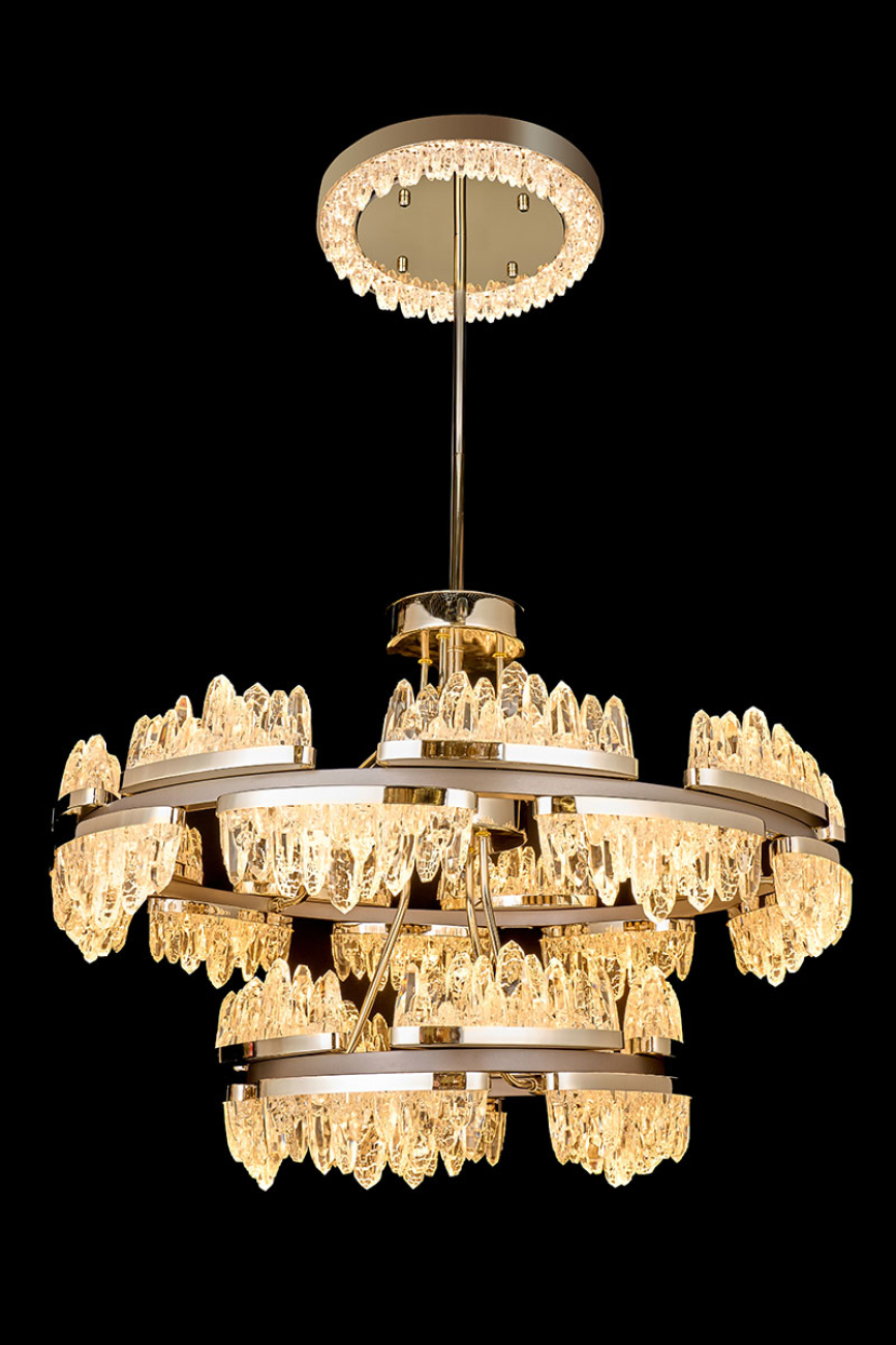 Подвесная люстра lara le7728/780-2k gold