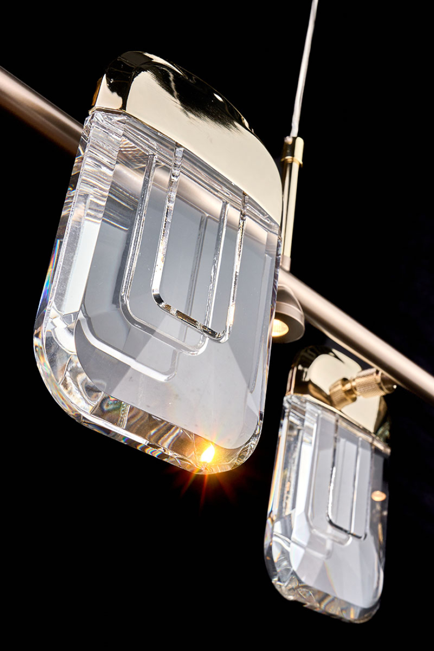 Подвесная люстра natali le7771/6l gold