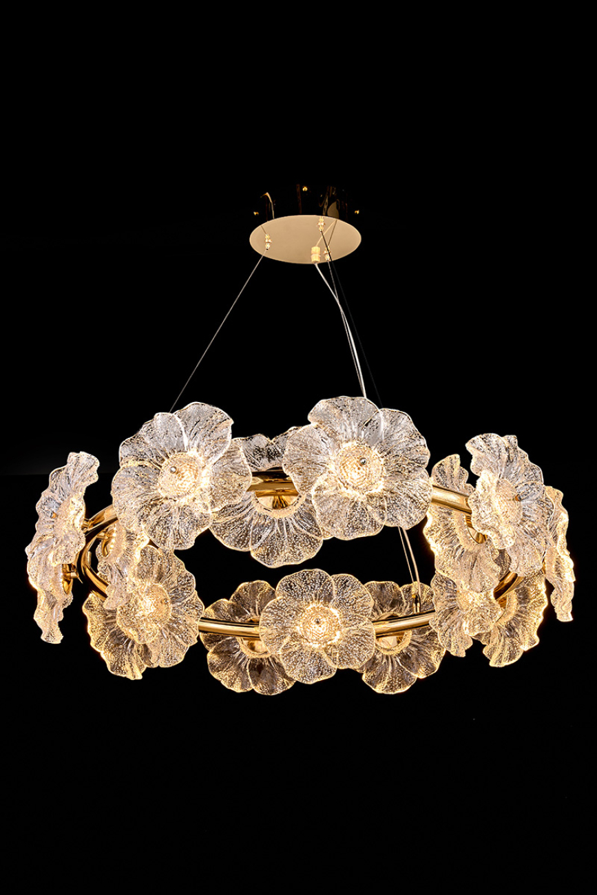 Подвесная люстра violetta le3018/800 gd