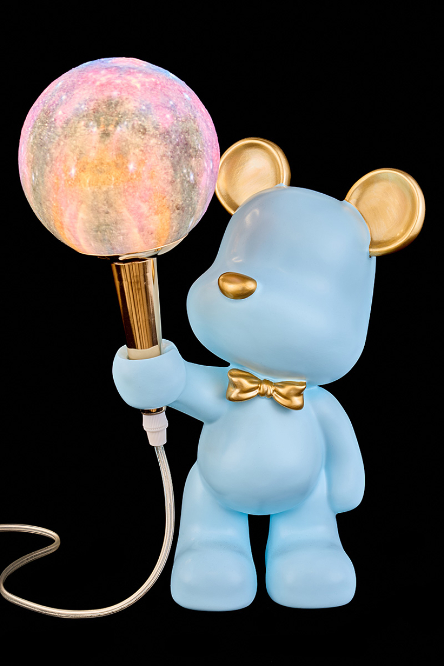 Настольная лампа ours le4009/1t bl