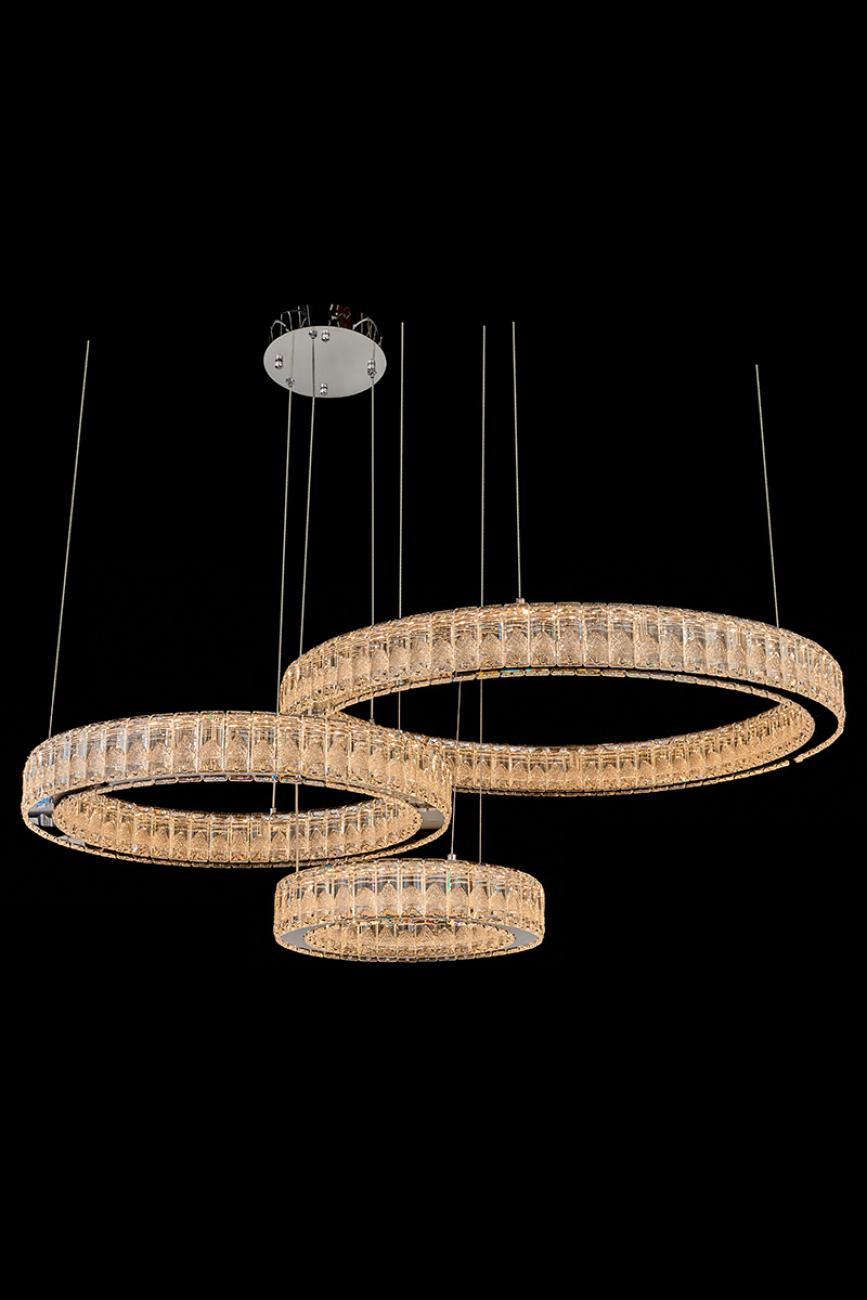 Подвесная люстра delaina le3012/800-3f ch