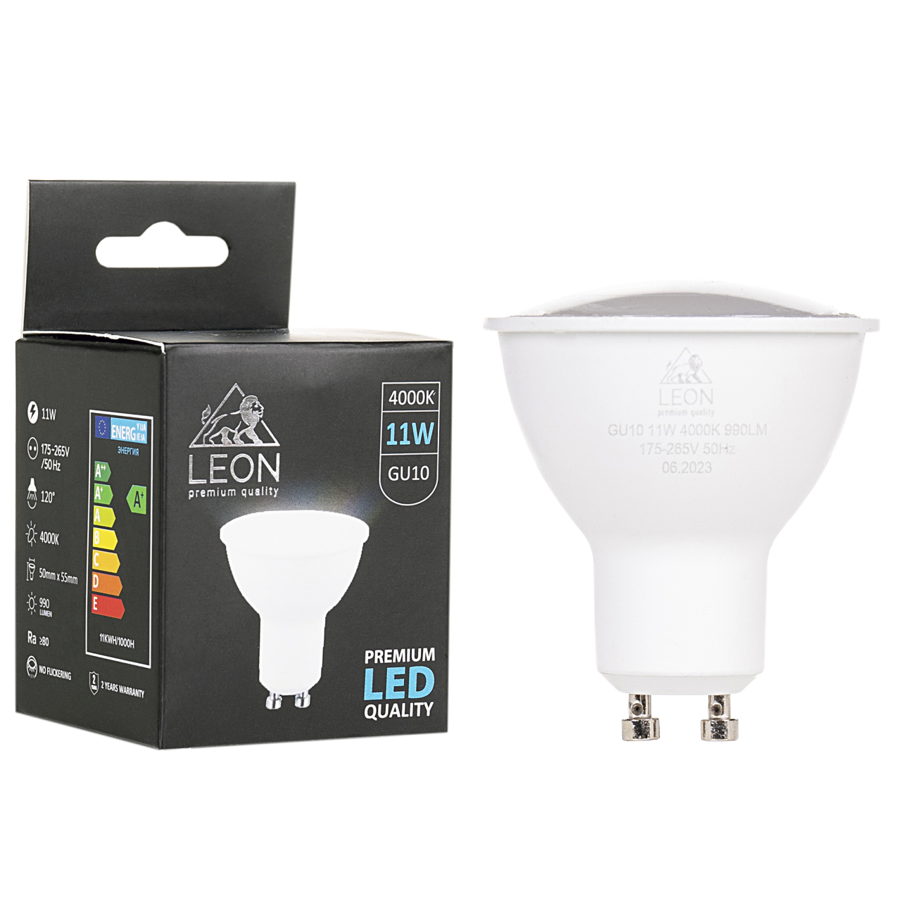 Светодиодная лампа leon le-gu10-11w-4000k