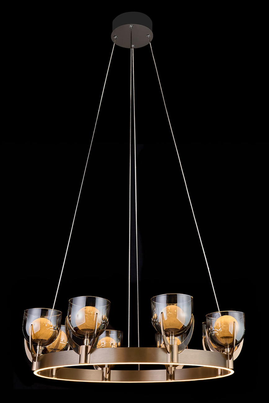 Подвесная люстра kelly le3055/810 gd