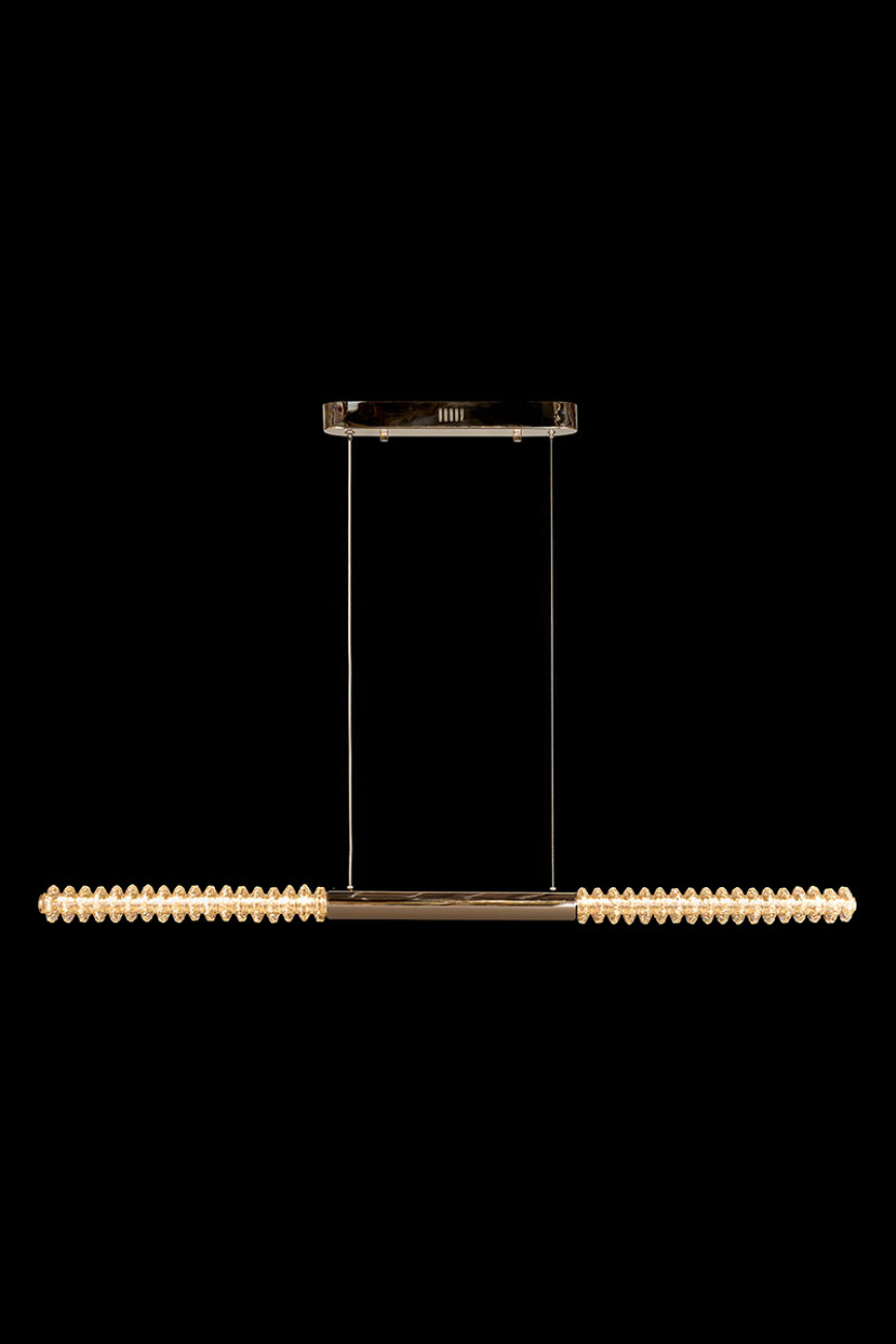 Подвесная люстра tesla le3064/1200l gd