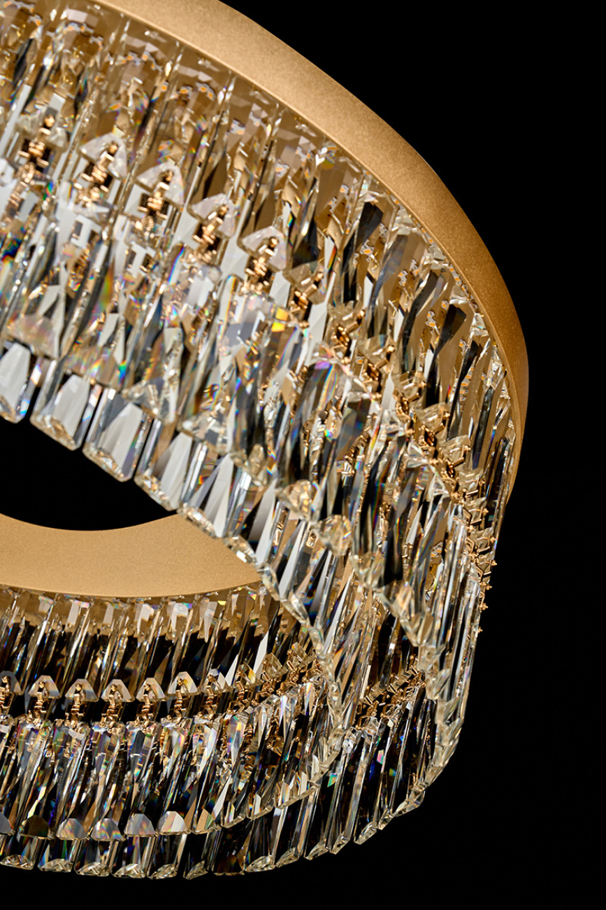 Подвесная люстра milana le3026/600 gd