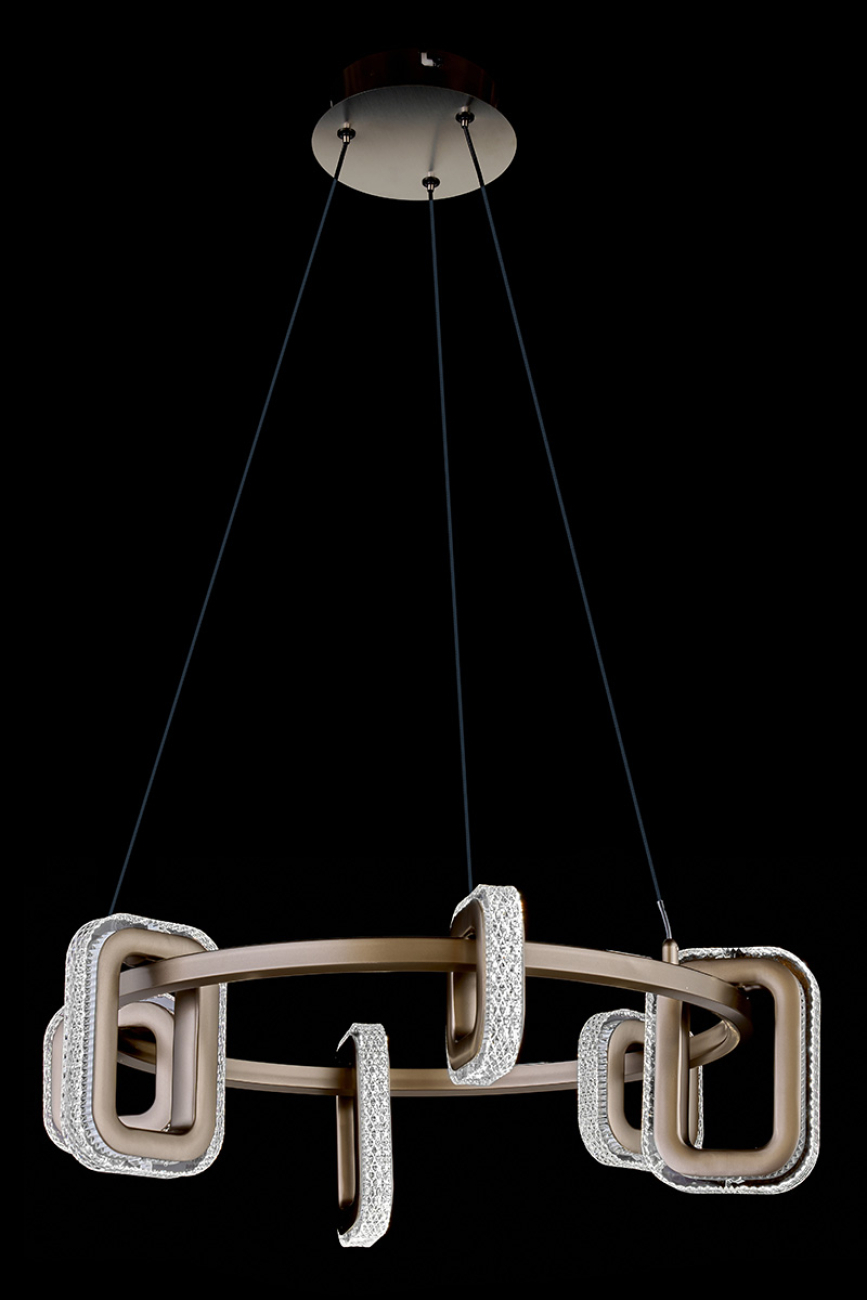 Подвесная люстра theona le7701/6 grey