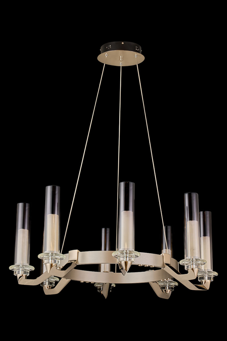 Подвесная люстра alana le7907/8 chrome