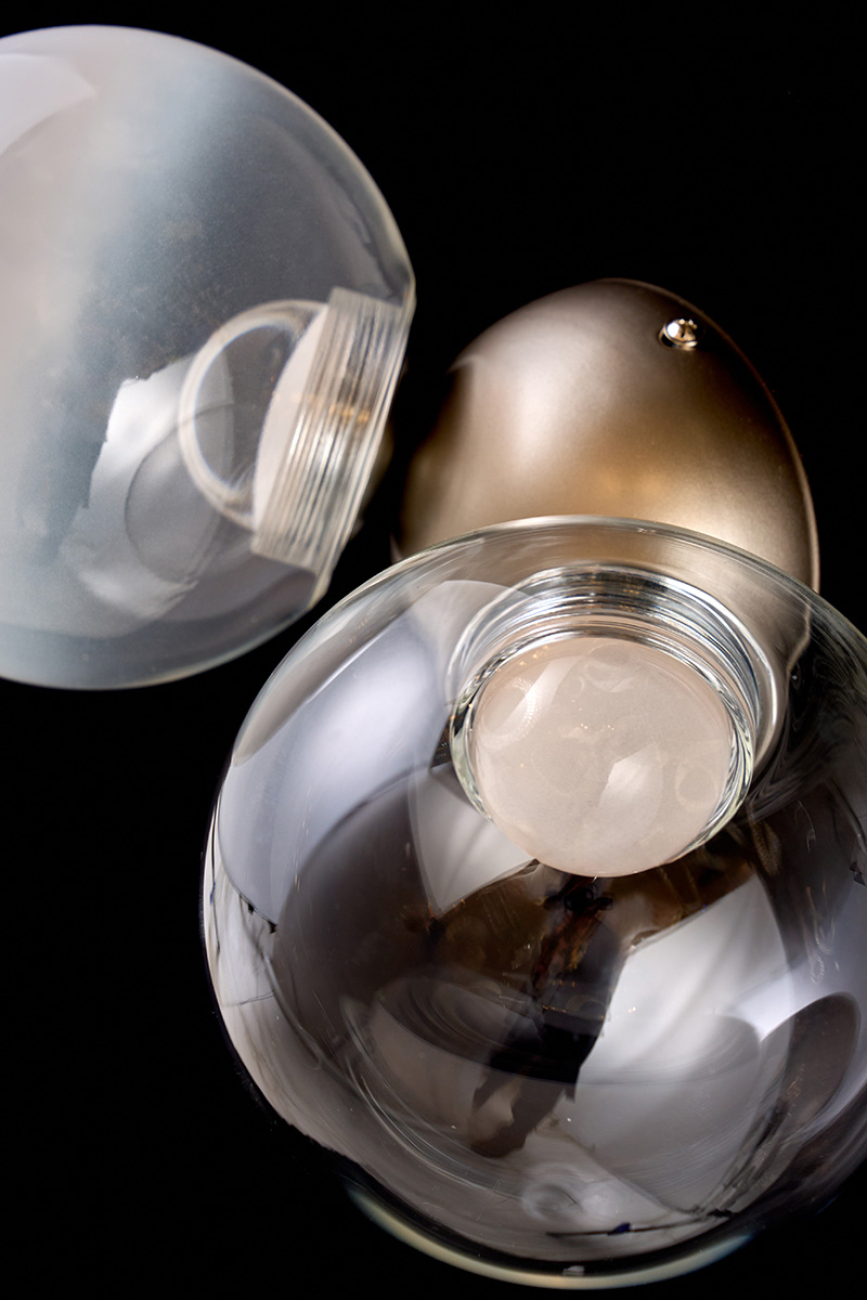 Бра molecule le7723/2w chrome