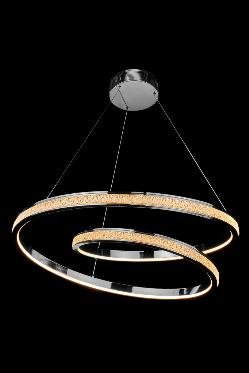 Подвесная люстра aida le7707/800z black chrome