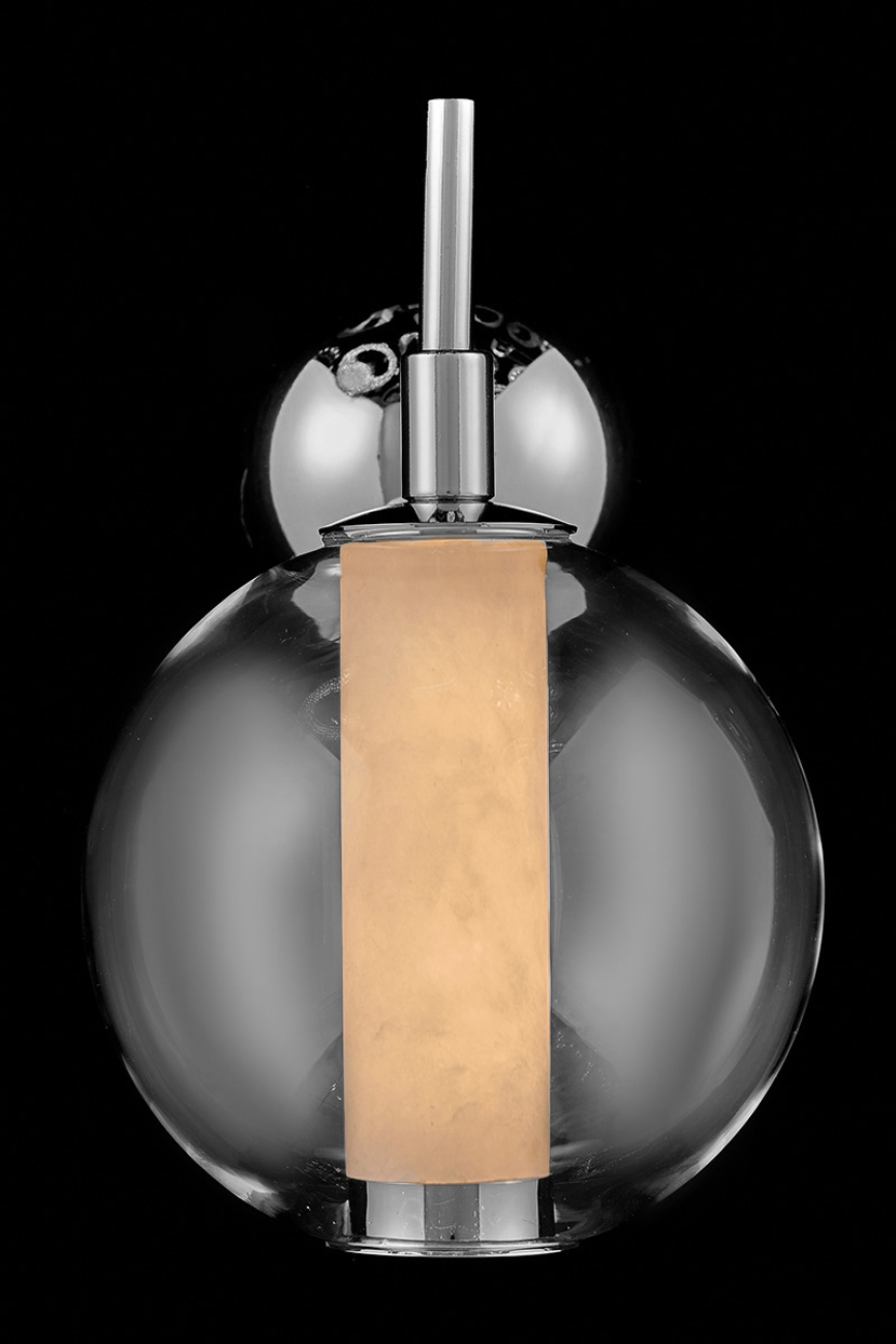 Бра aurore le7703/1wl chrome
