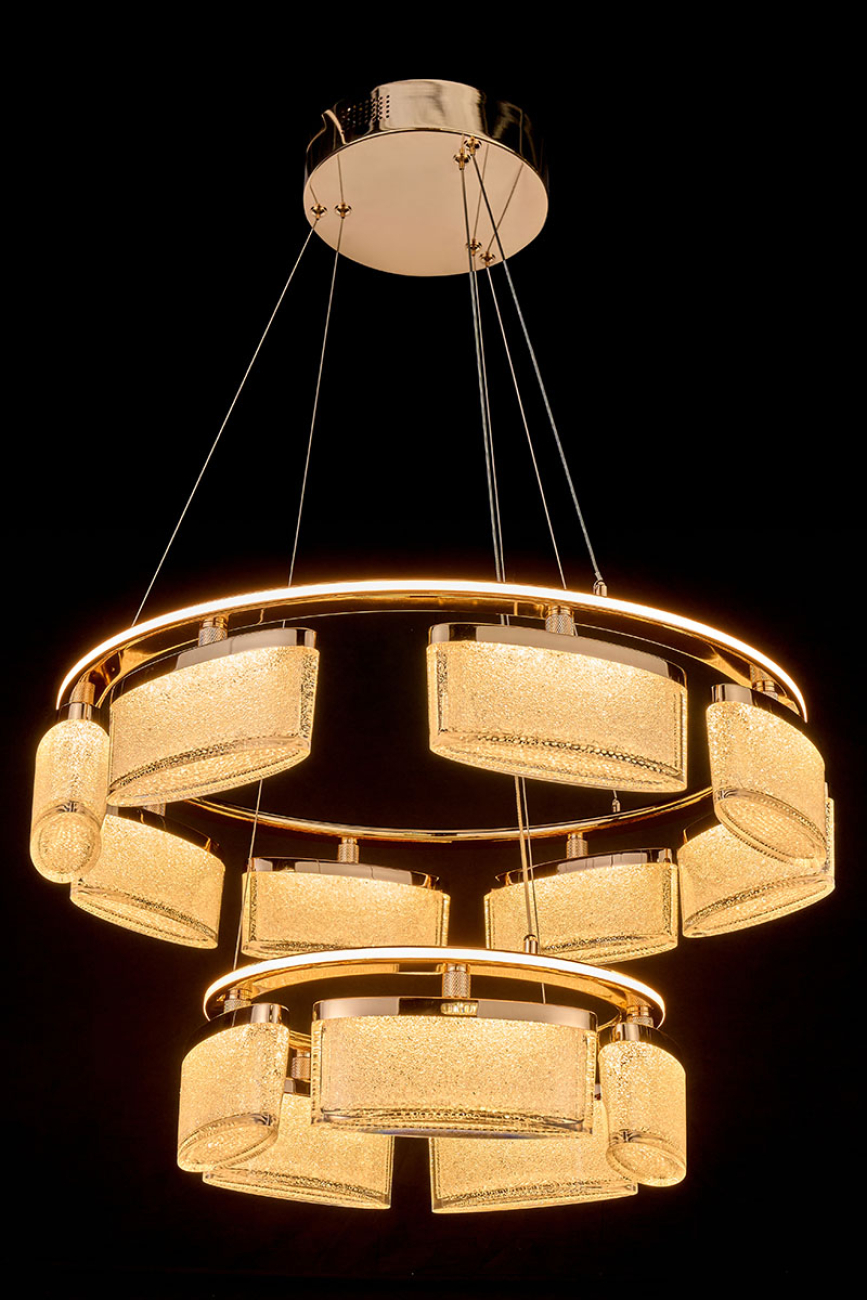 Подвесная люстра indiana le7910/8+5 gold