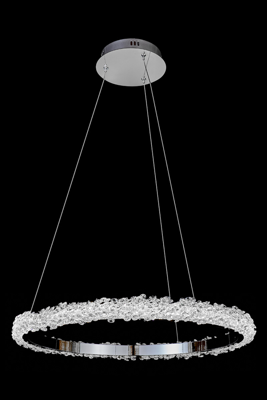 Подвесная люстра yvet le7299-d600 ch