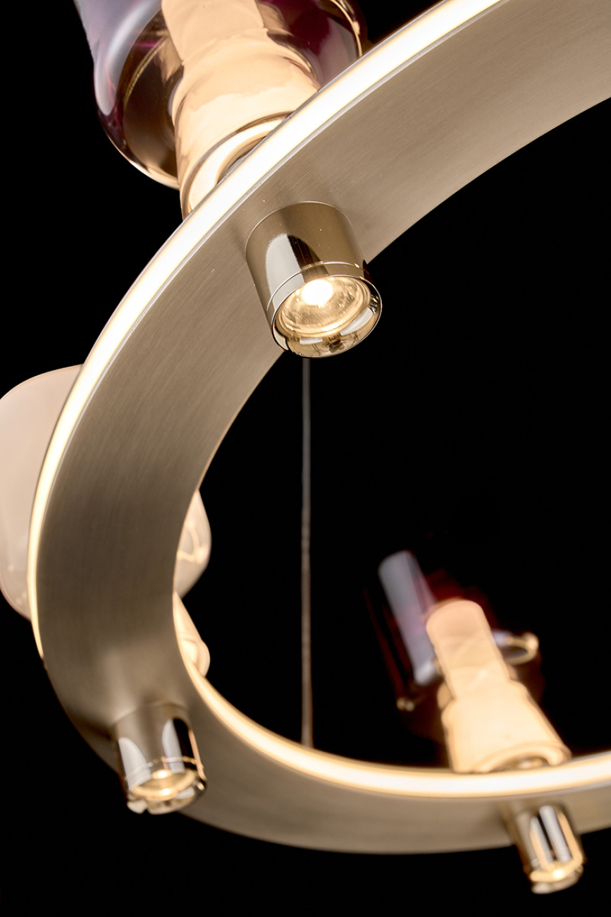 Подвесная люстра marie le7719/6 nickel