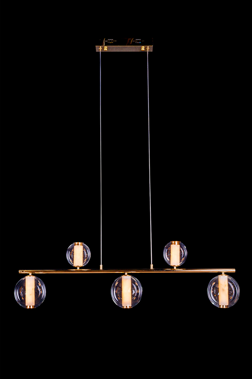 Подвесная люстра aurore le7703/5l gold