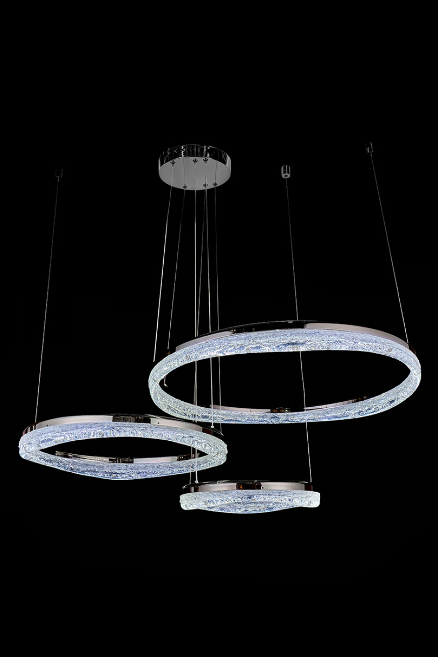 Подвесная люстра celeste le7768/800-3f black chrome