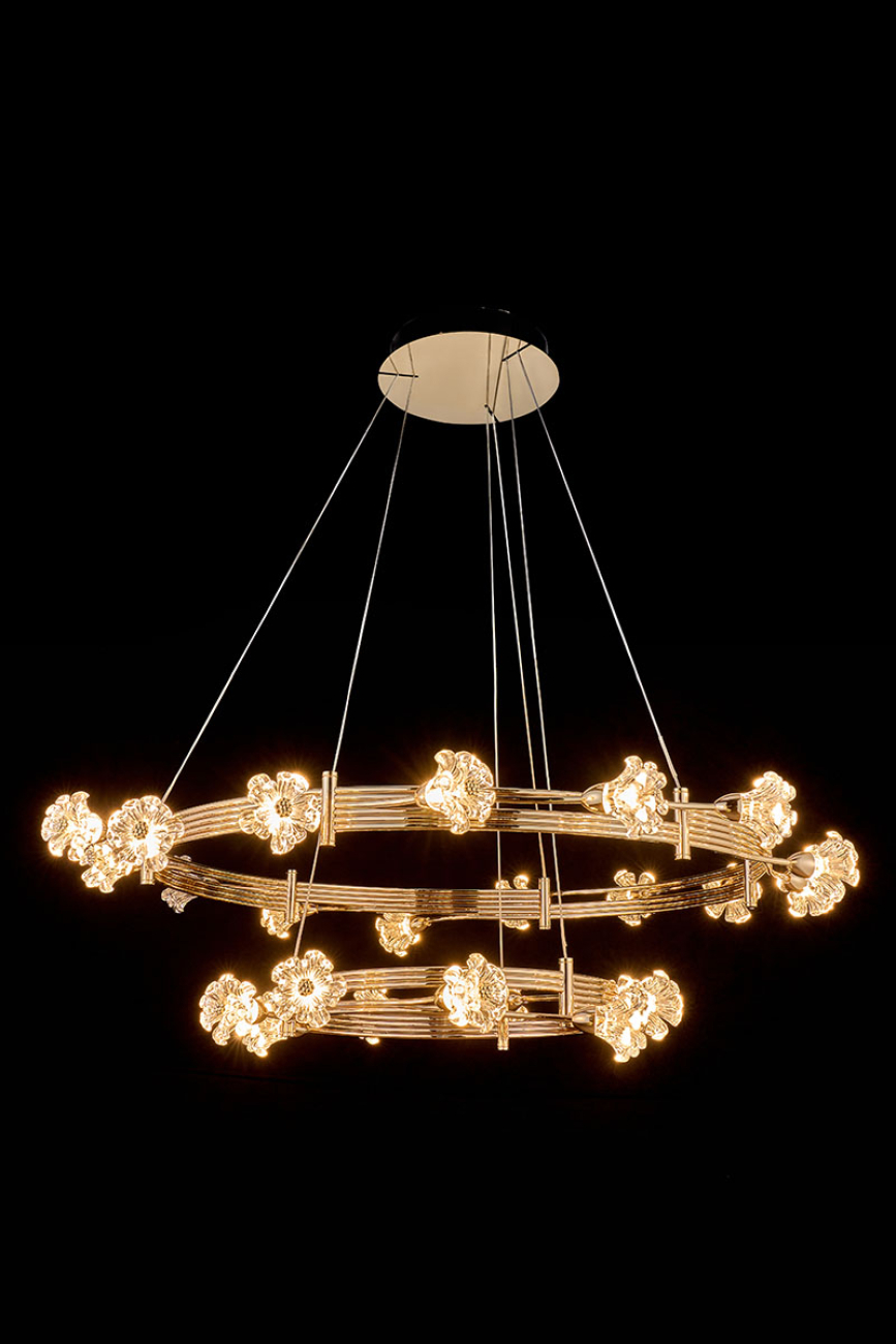 Подвесная люстра octavia le3061/950-2k gd