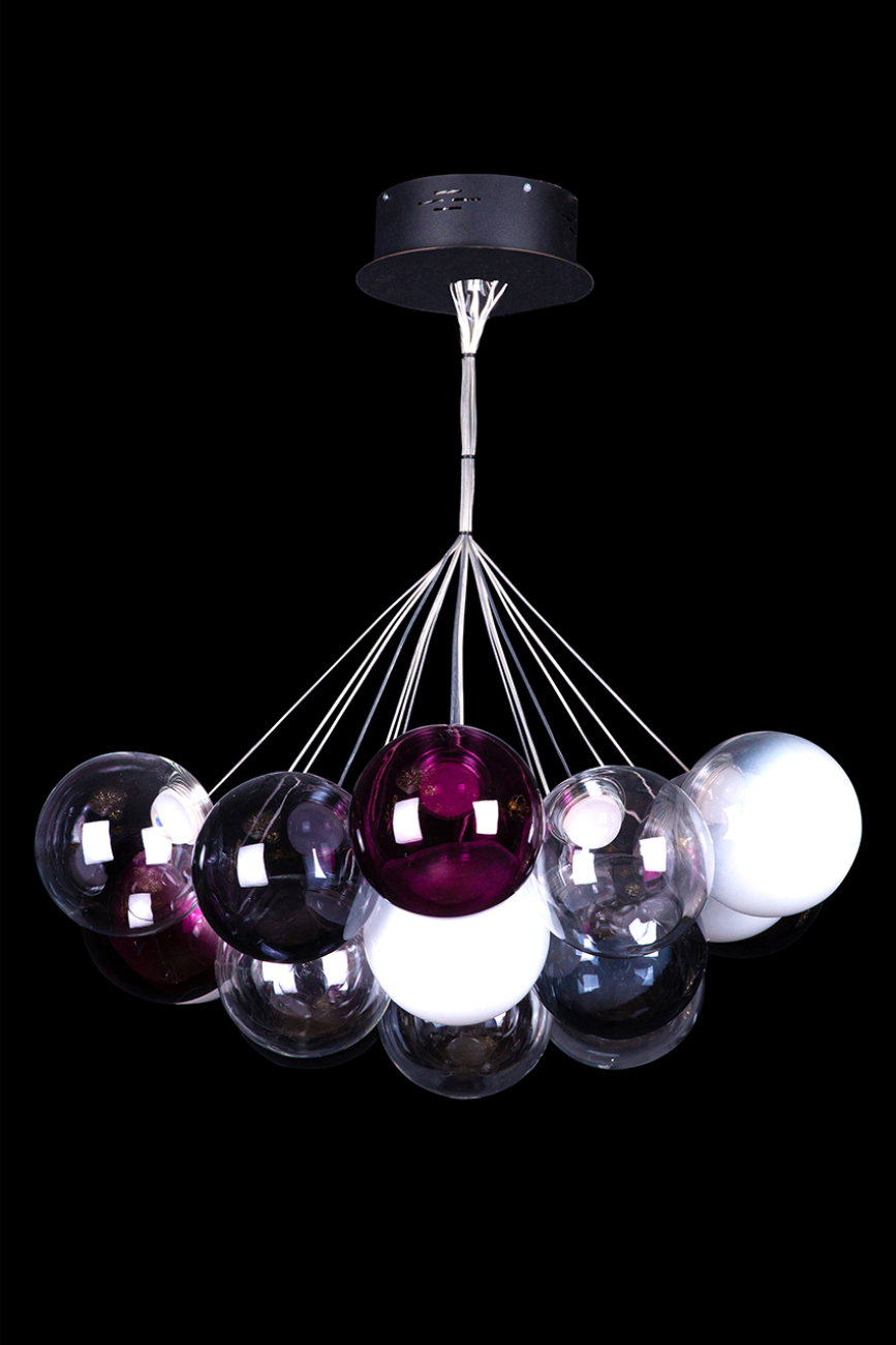 Подвесная люстра molecule le7723/19 chrome