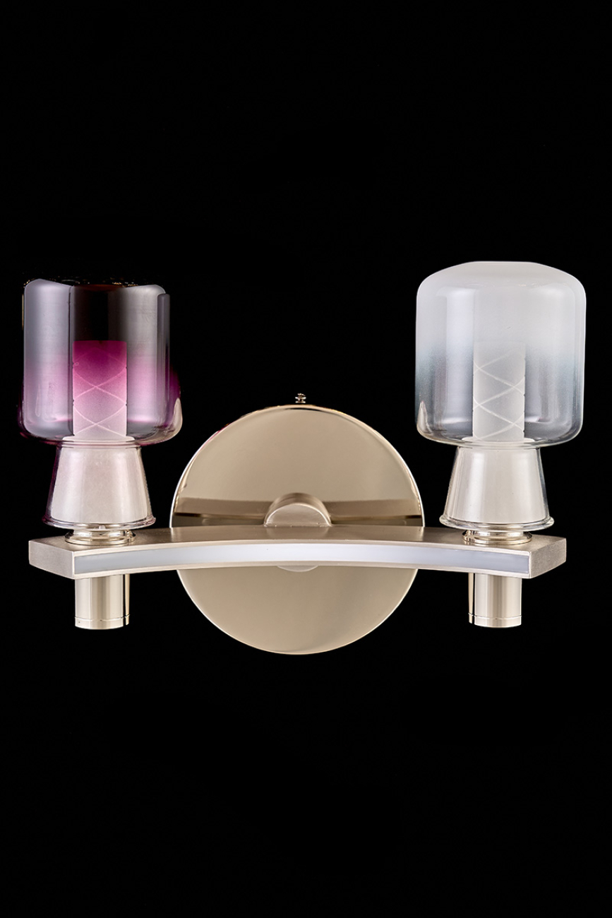 Бра marie le7719/2w nickel