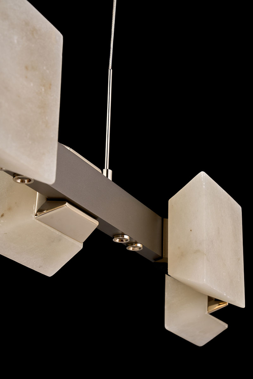 Подвесная люстра tina le7906/6l dark grey