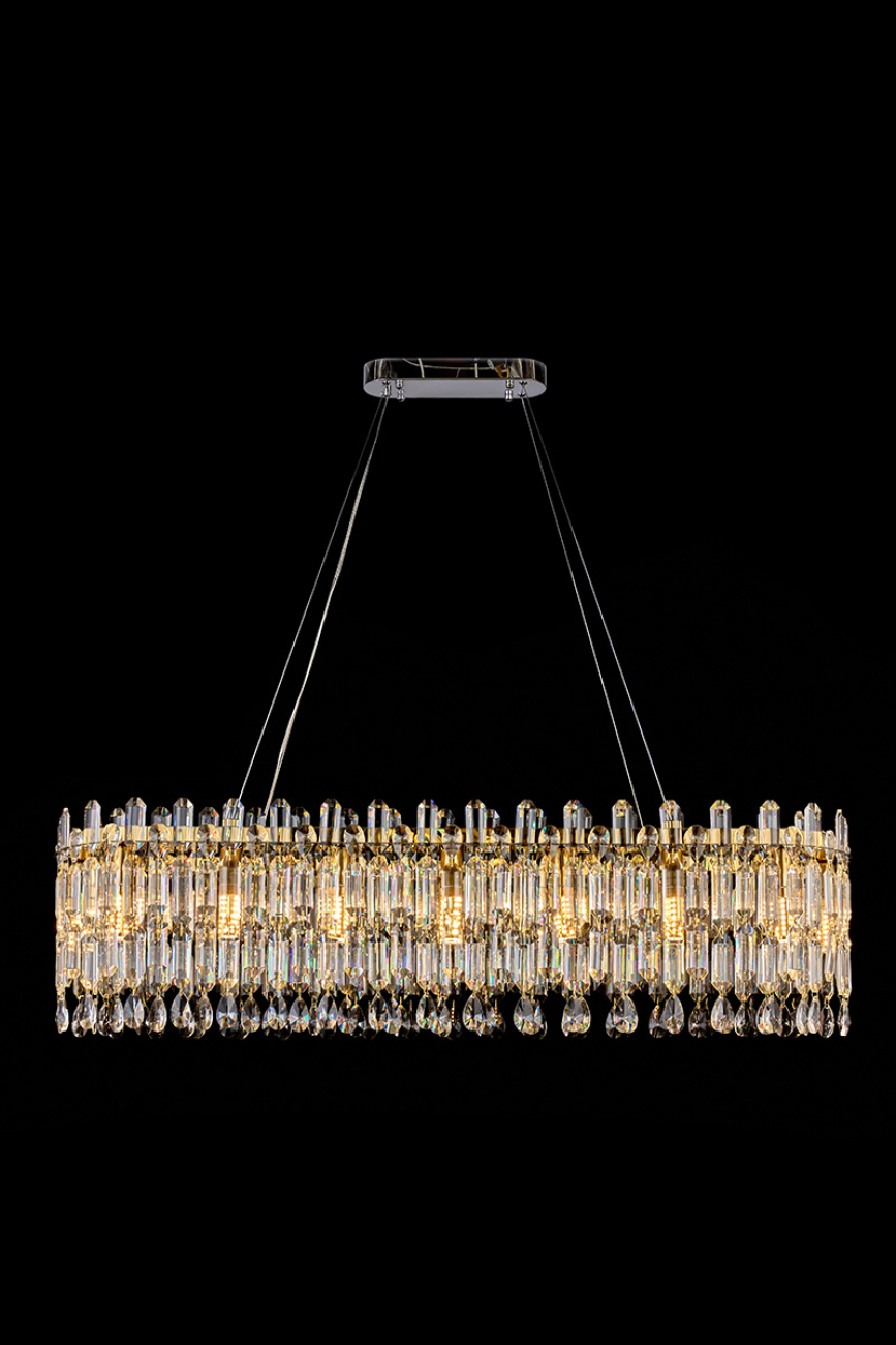 Подвесная люстра elien le3001/1200lr gd