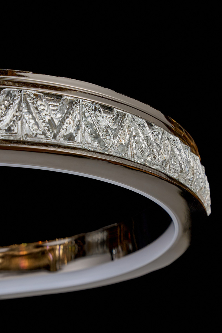 Подвесная люстра aida le7707/1050l black chrome