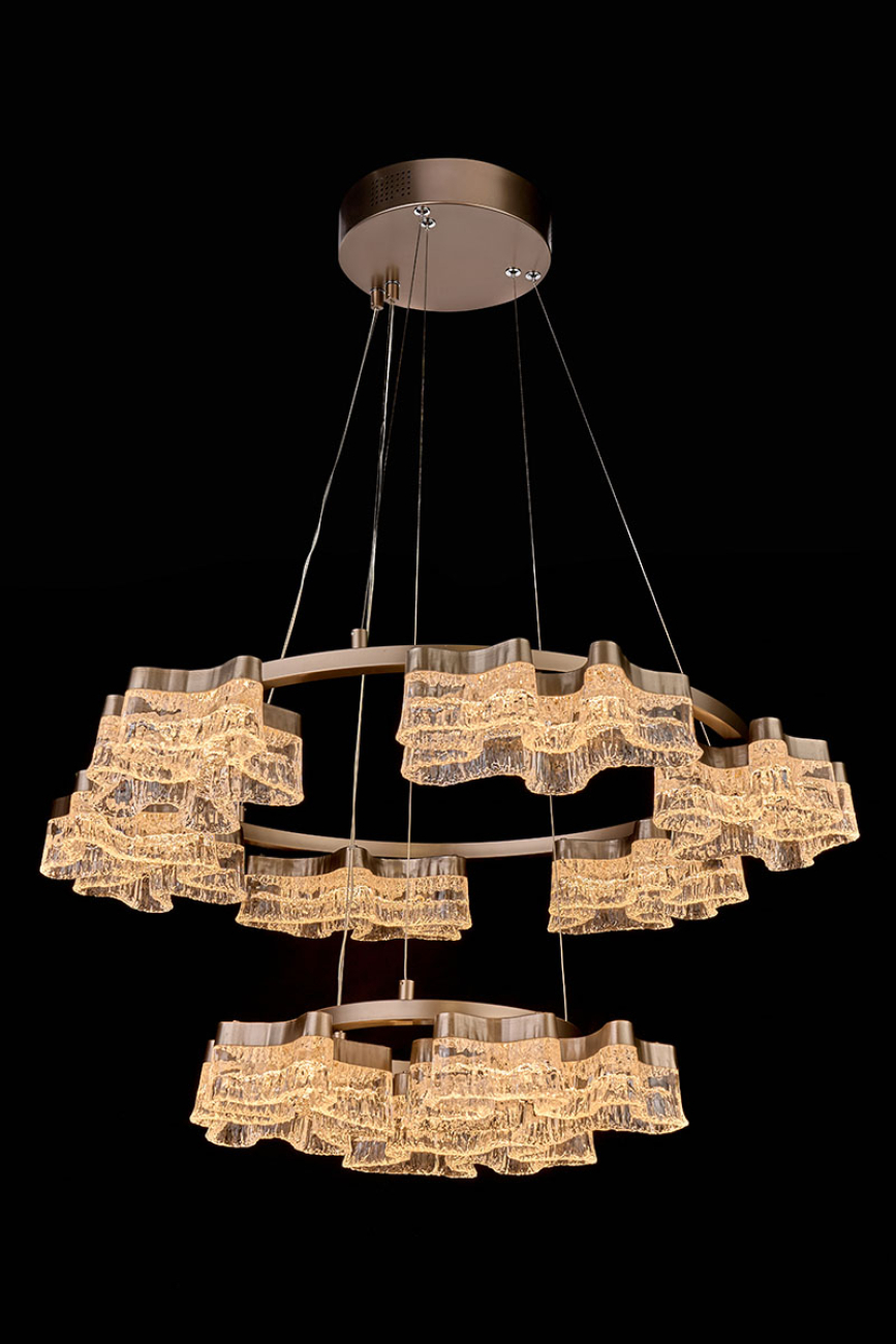 Подвесная люстра recif le7724/850-2k grey