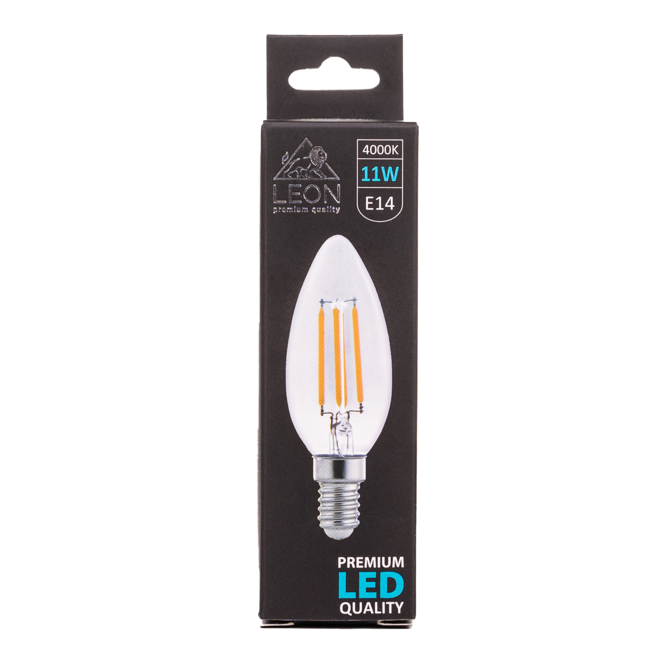 Светодиодная лампа leon le-c35-11w-4000k-e14/cl