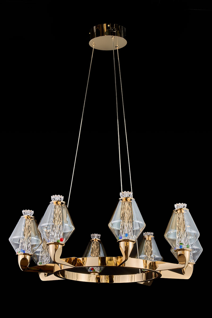 Подвесная люстра camille le3056/800 gd