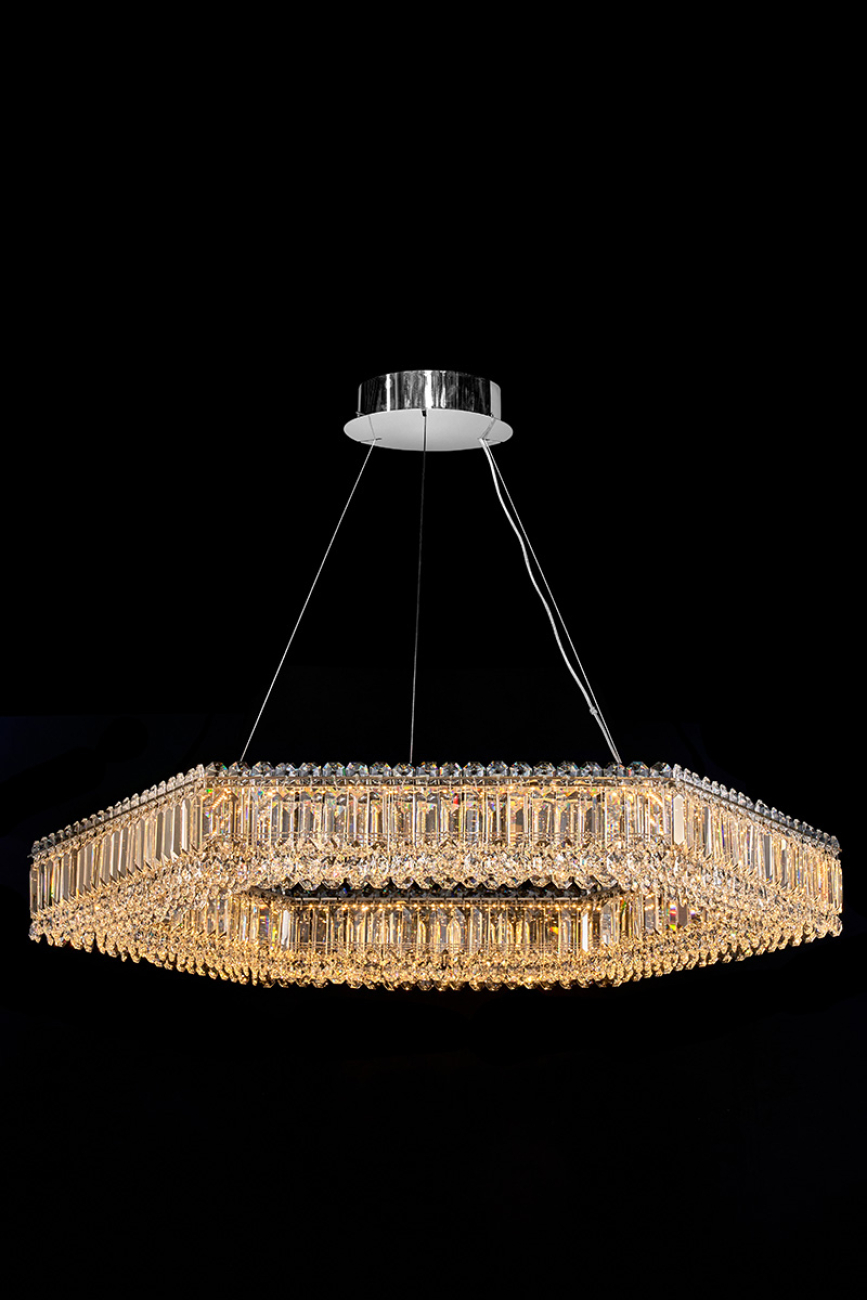 Подвесная люстра justine le3004/800 ch