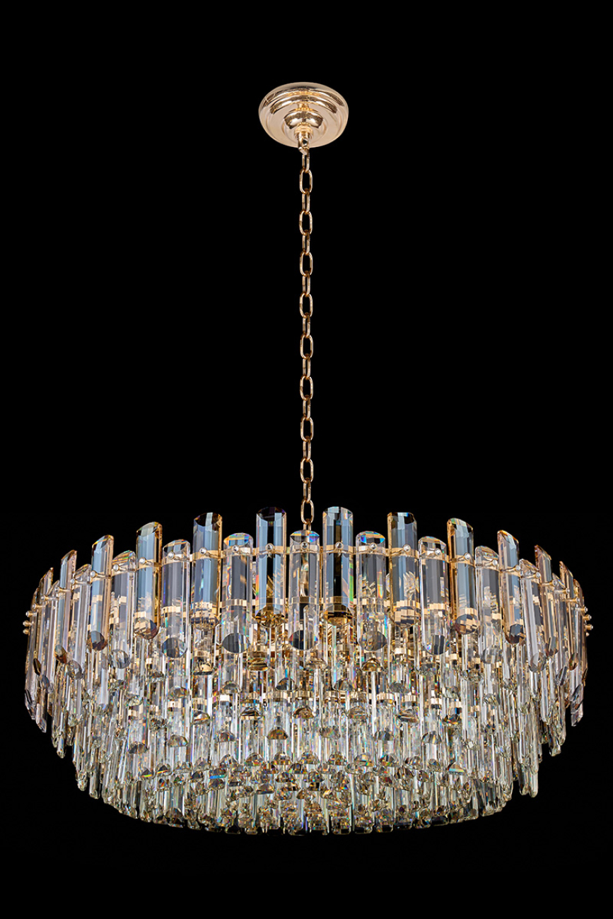 Подвесная люстра jacqueline le7161/800 gd/sh