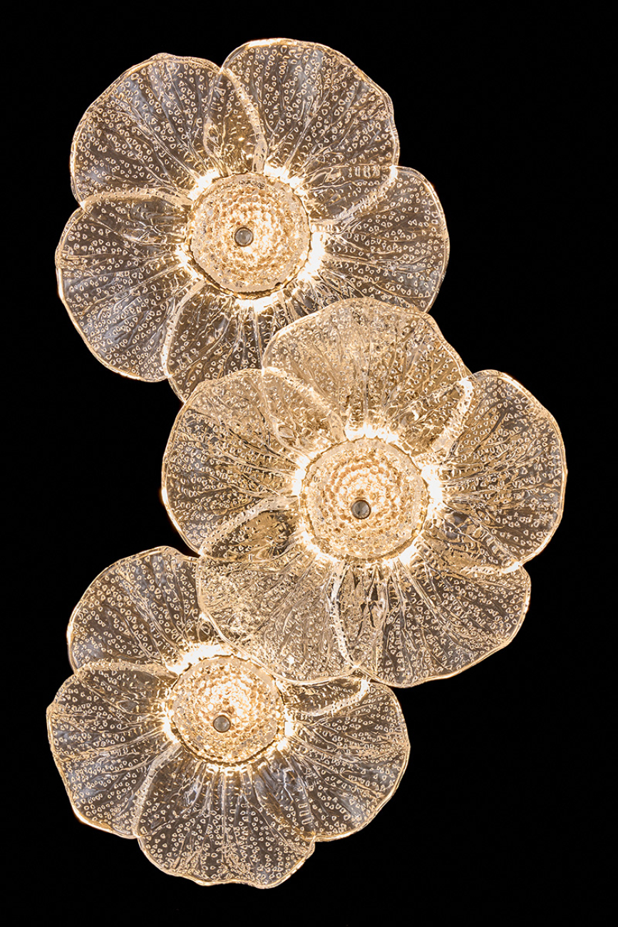 Бра violetta le3018/3w gd