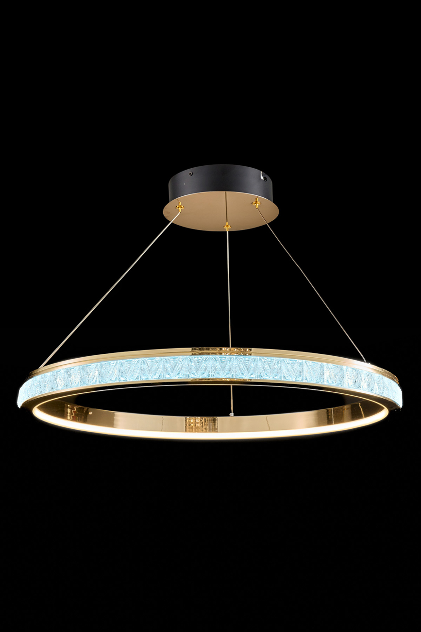 Подвесная люстра aida le7707/600 gold