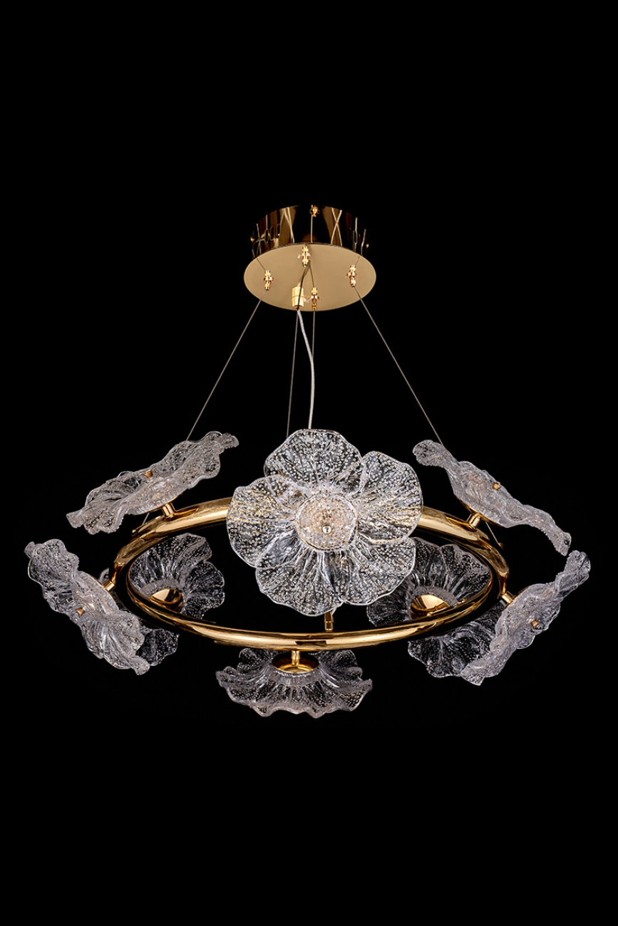 Подвесная люстра violetta le3018/600q gd