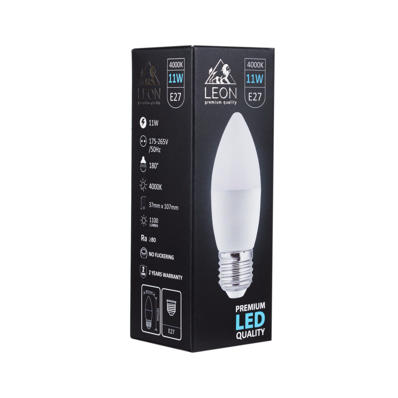 Светодиодная лампа leon le-c35-11w-4000k-e27