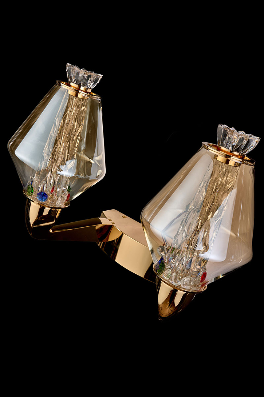 Бра camille le3056/2w gd