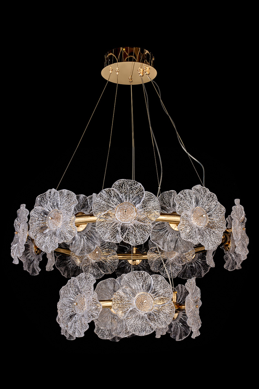 Подвесная люстра violetta le3018/800-2k gd