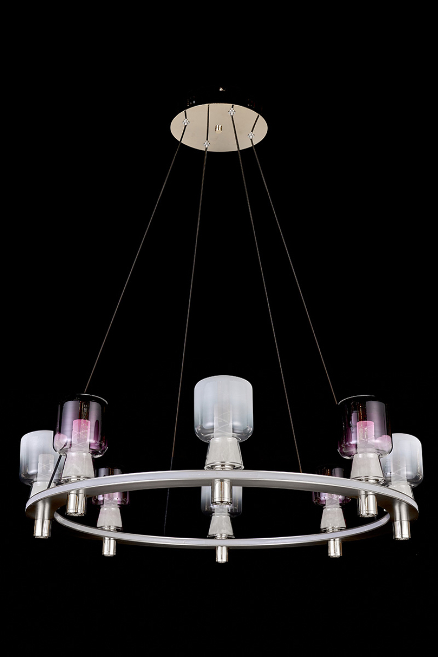 Подвесная люстра marie le7719/8 nickel