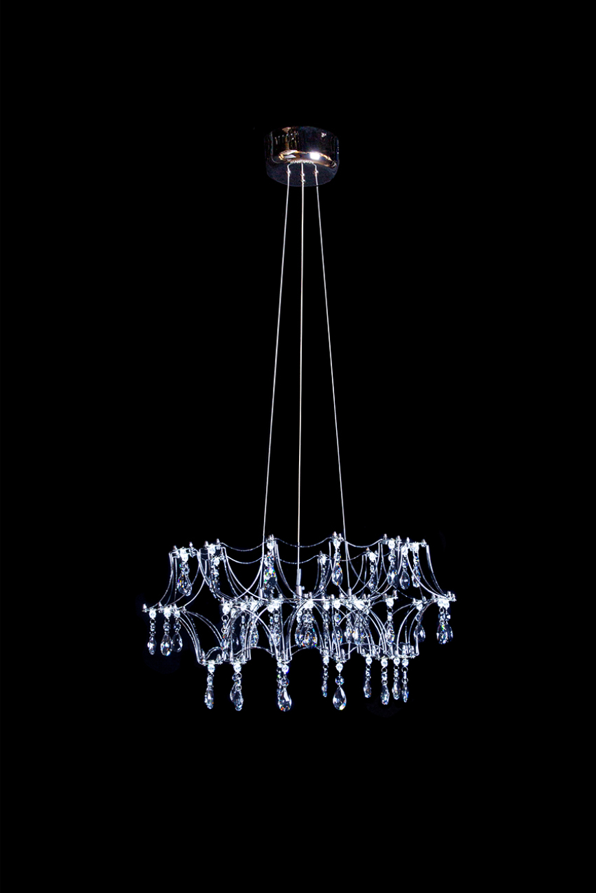 Подвесная люстра thea le3035/600 ch/tr