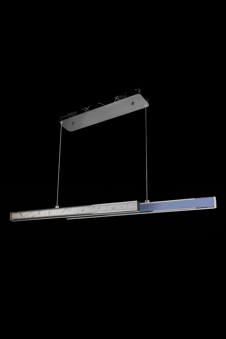 Подвесная люстра christine le7702/1200l black chrome