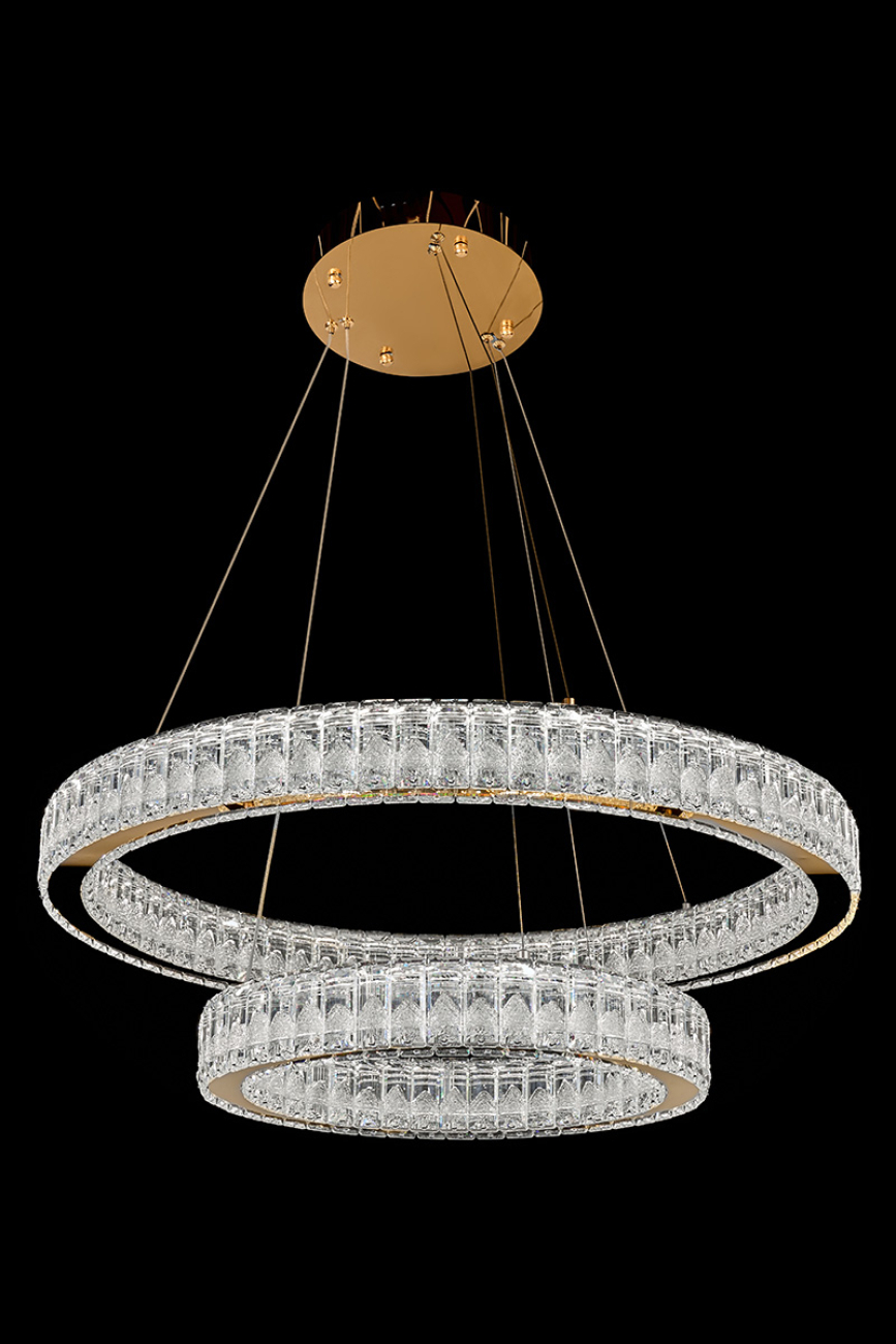 Подвесная люстра delaina le3012/800-2k gd