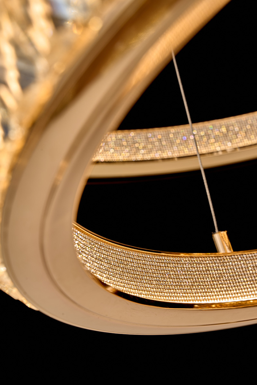 Подвесная люстра colisee le7718/800-2k gold