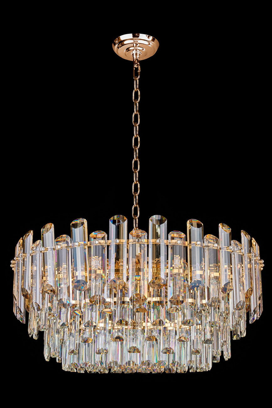 Подвесная люстра jacqueline le7161/600 gd/sh