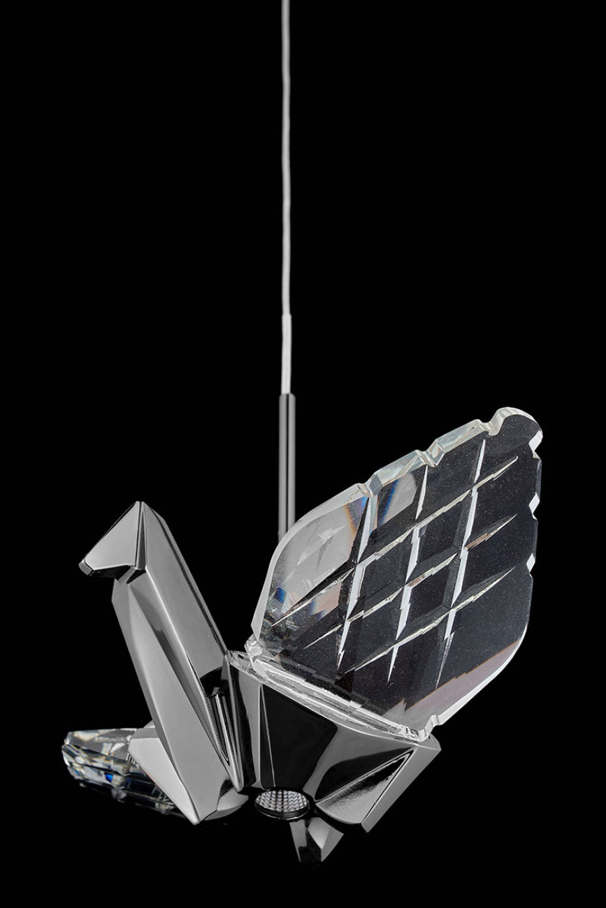 Подвесная люстра alma le7706/7 black chrome