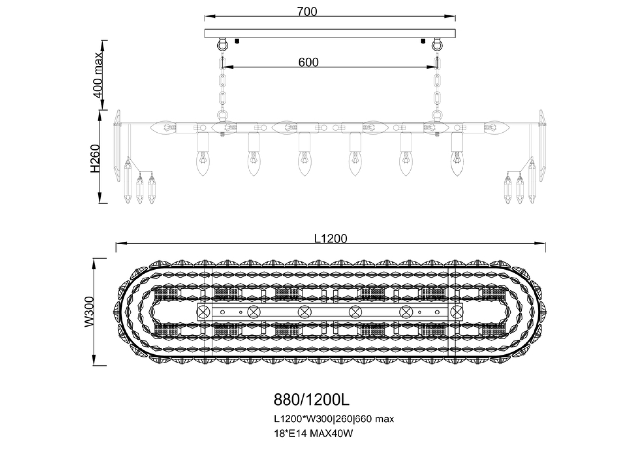 Подвесная люстра agnis le0880/1200 gd