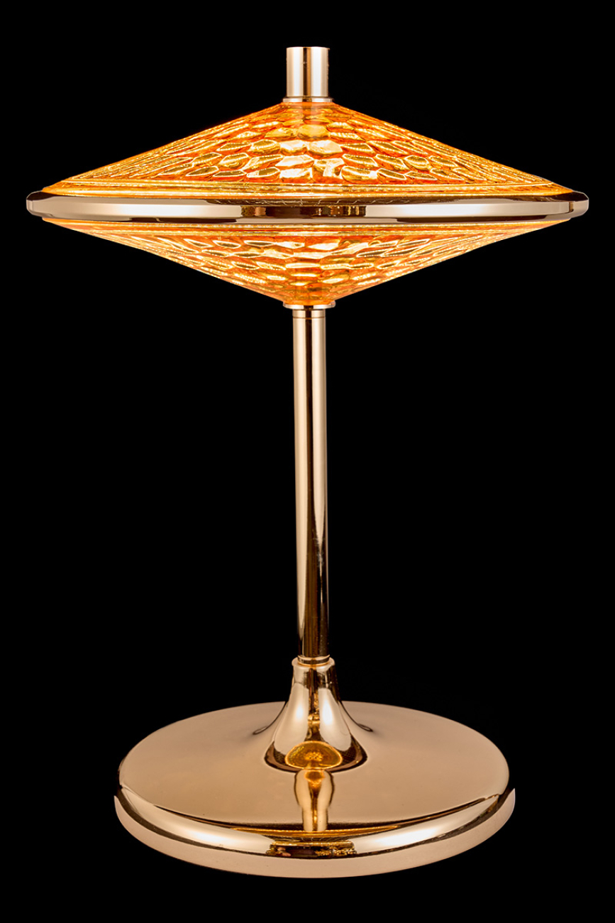 Настольная лампа chantale le3027/1t gd/ye