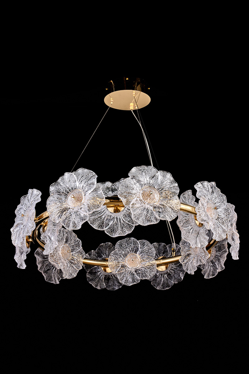 Подвесная люстра violetta le3018/800 gd