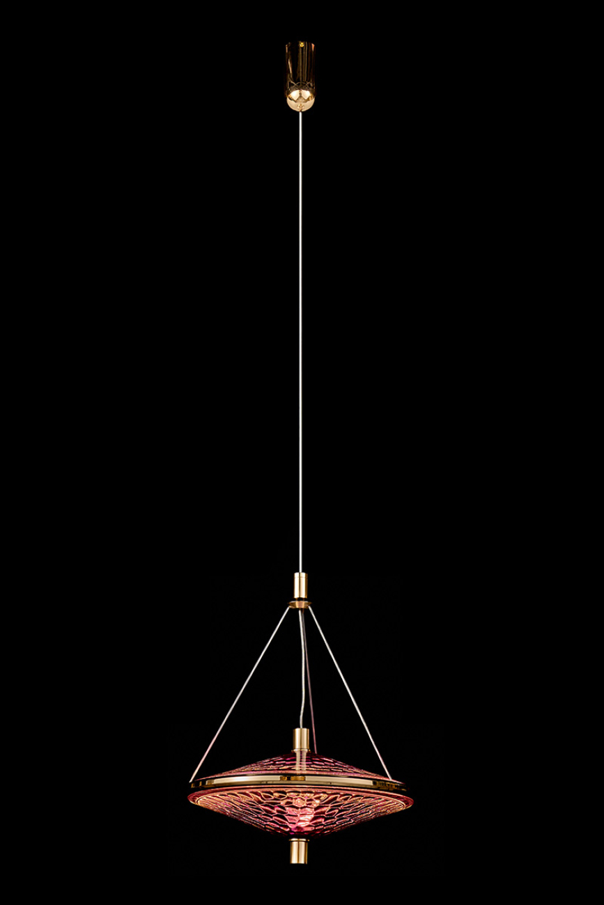 Подвесной светильник chantale le3027/1s gd/pu