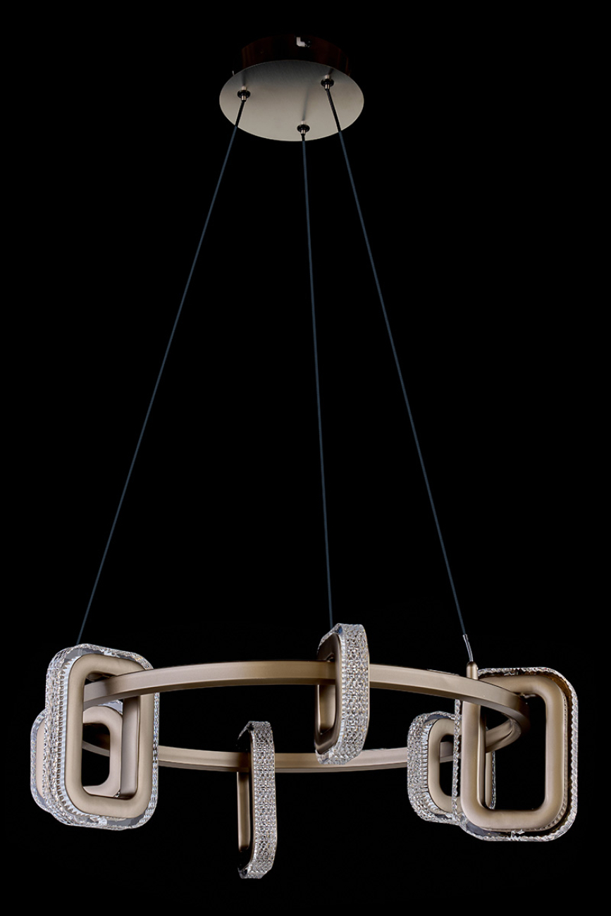 Подвесная люстра theona le7701/6 grey